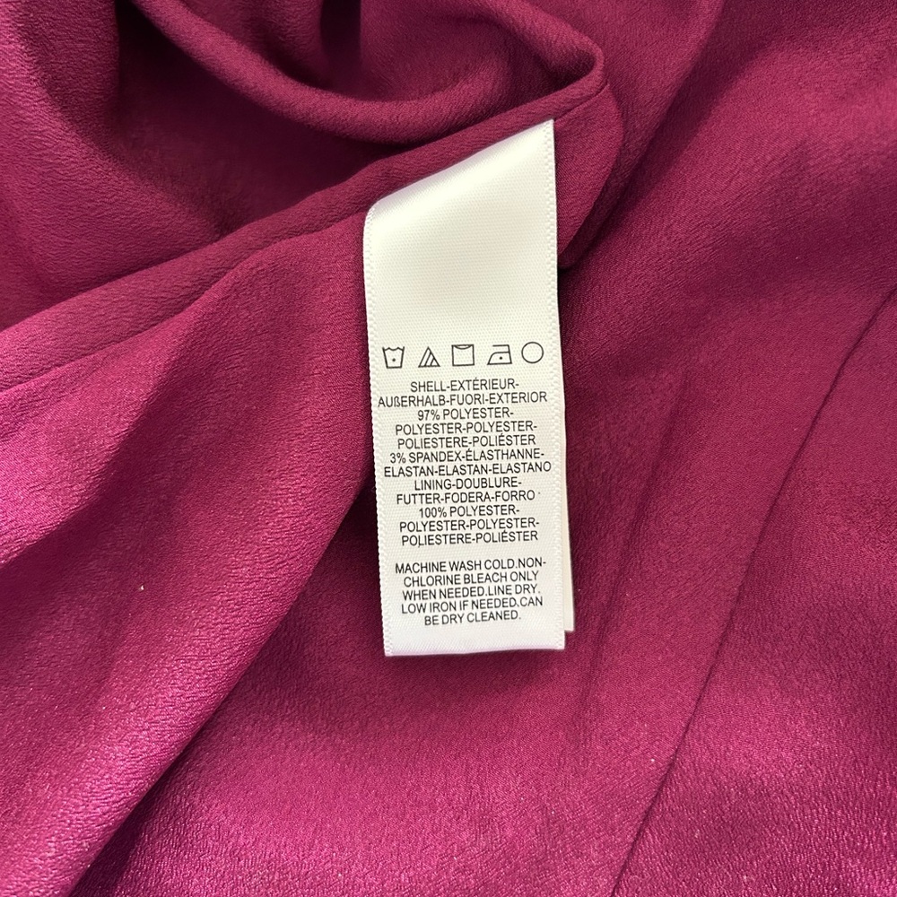 Dress the Population Backless Plum Gown - Picture 11 of 14